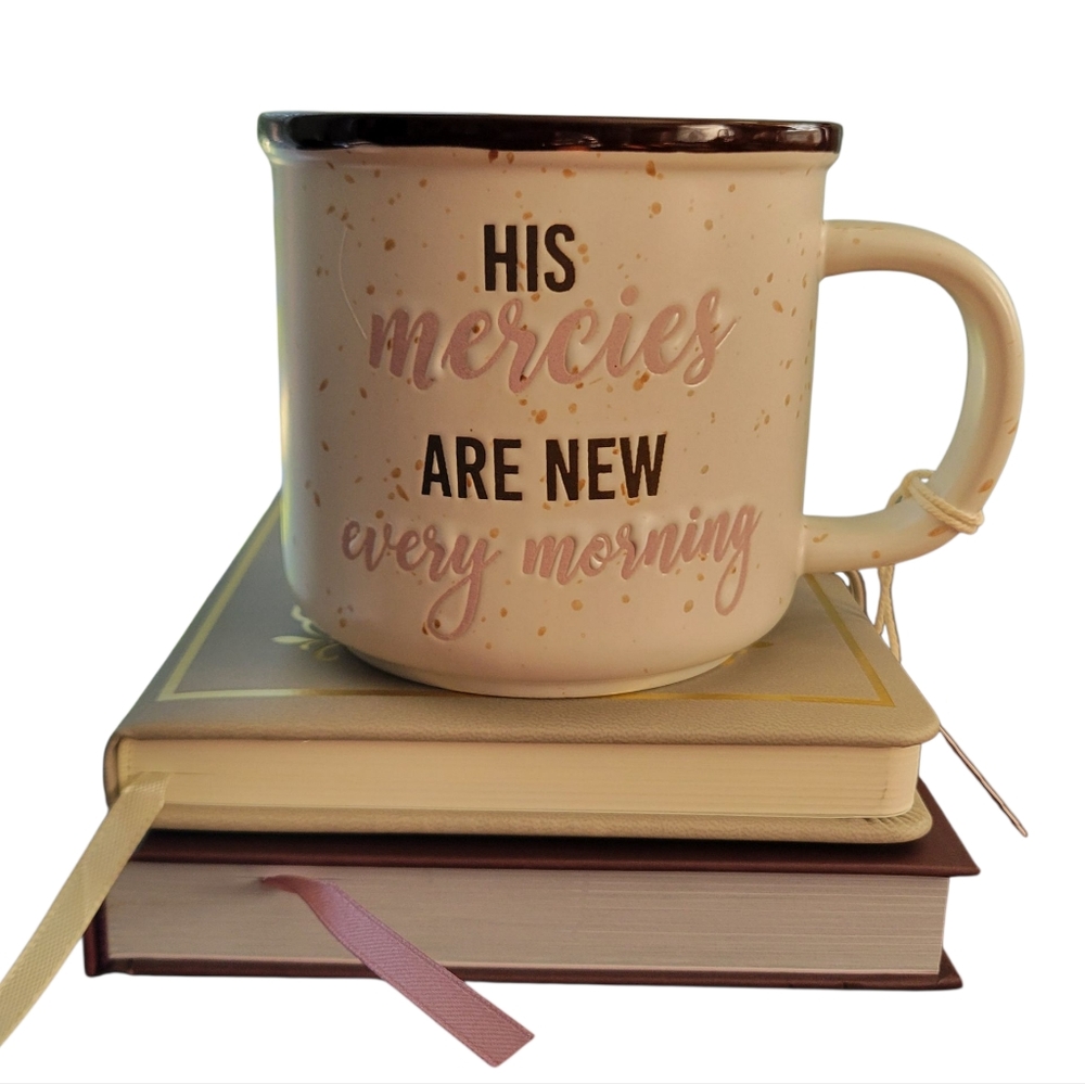 His Mercies Are New Every Morning Inspirational Coffee Mug - NWT